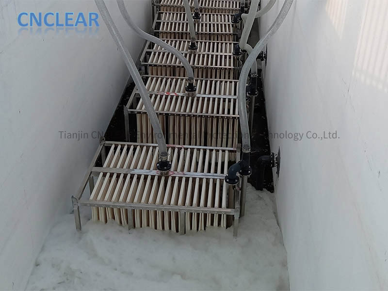 Curtain-type Reinforced PVDF Submerged Membrane Module